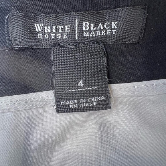 White House Black Market Womens Geometric Print Skirt Size 4 - Picture 4 of 4